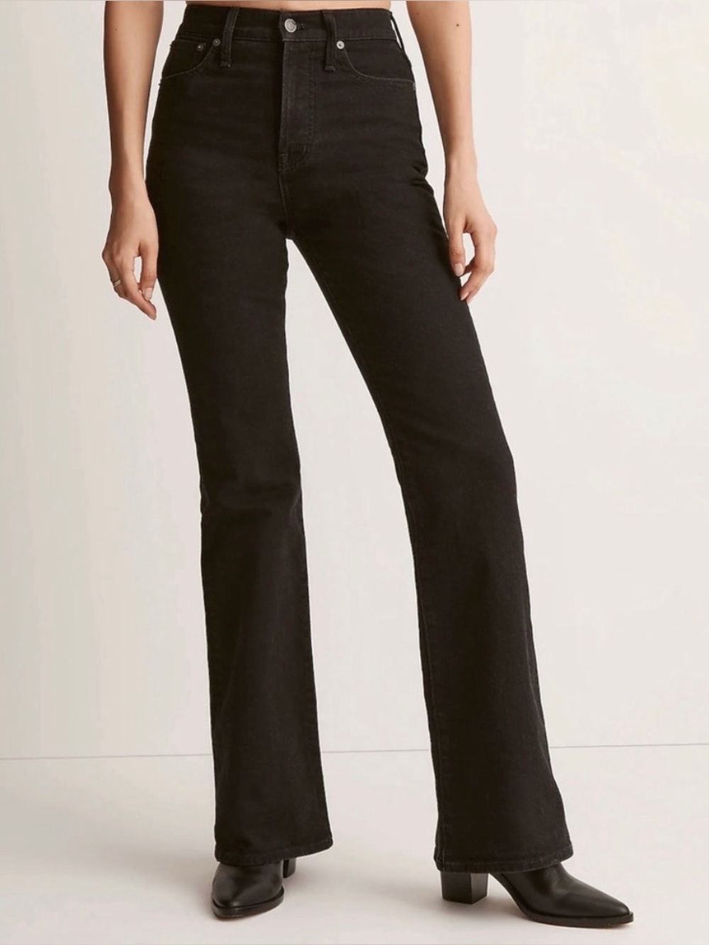 Women’s Madewell Black “Perfect Vintage Flare” Jeans (Size 26)